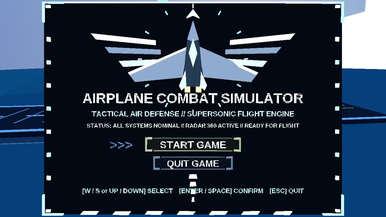 Game Title Screen with Elevator Lounge Music